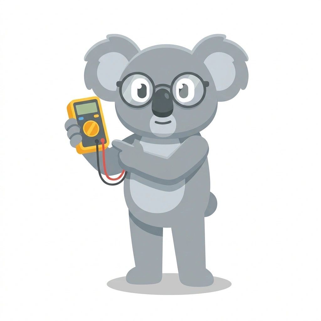 Ohmie the Otter, the guide who teaches the Solving DC Circuits: KVL, KCL, and Thevenin course