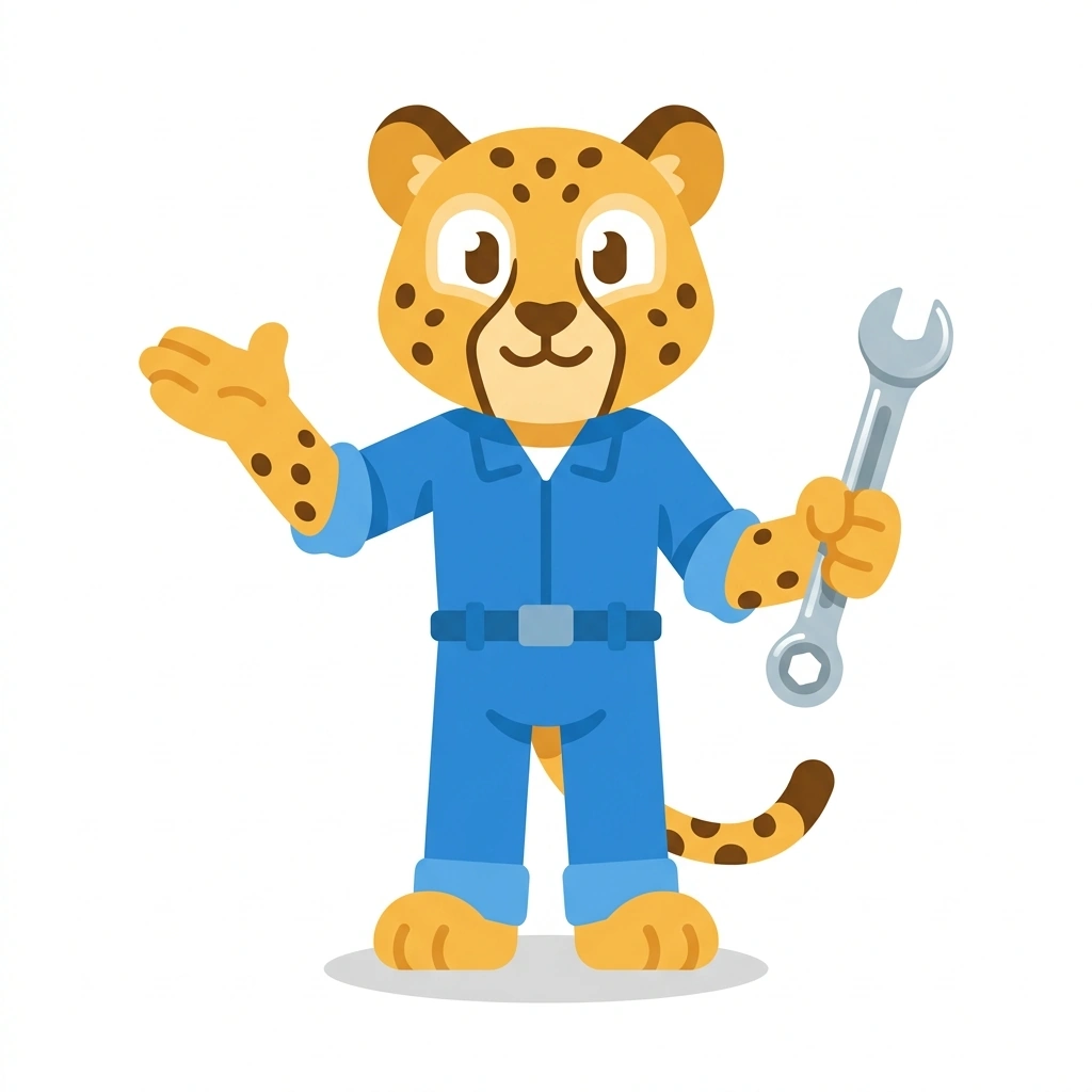 Cam the Cheetah, the guide who teaches the The Mechanics of Modern Cars course