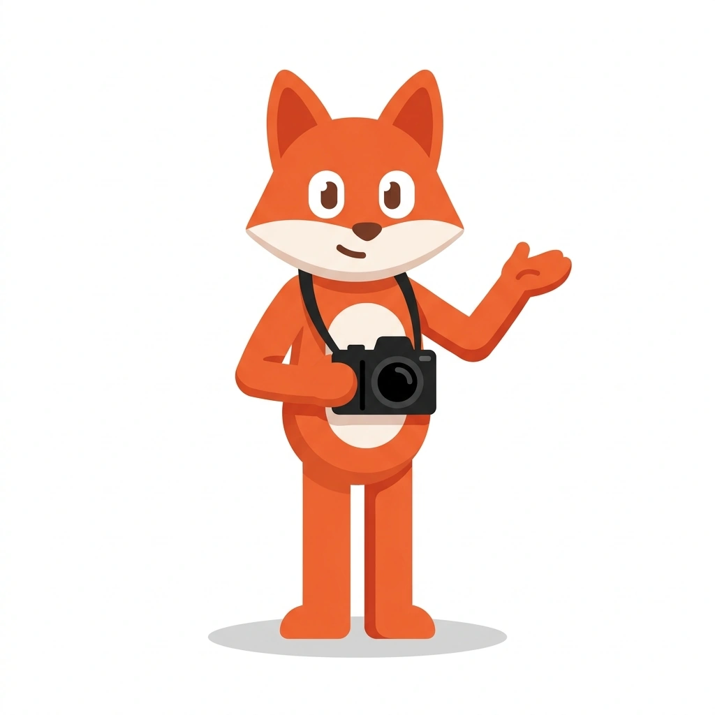 Flash the Fox, the guide who teaches the Car, Event, and Social Photography course