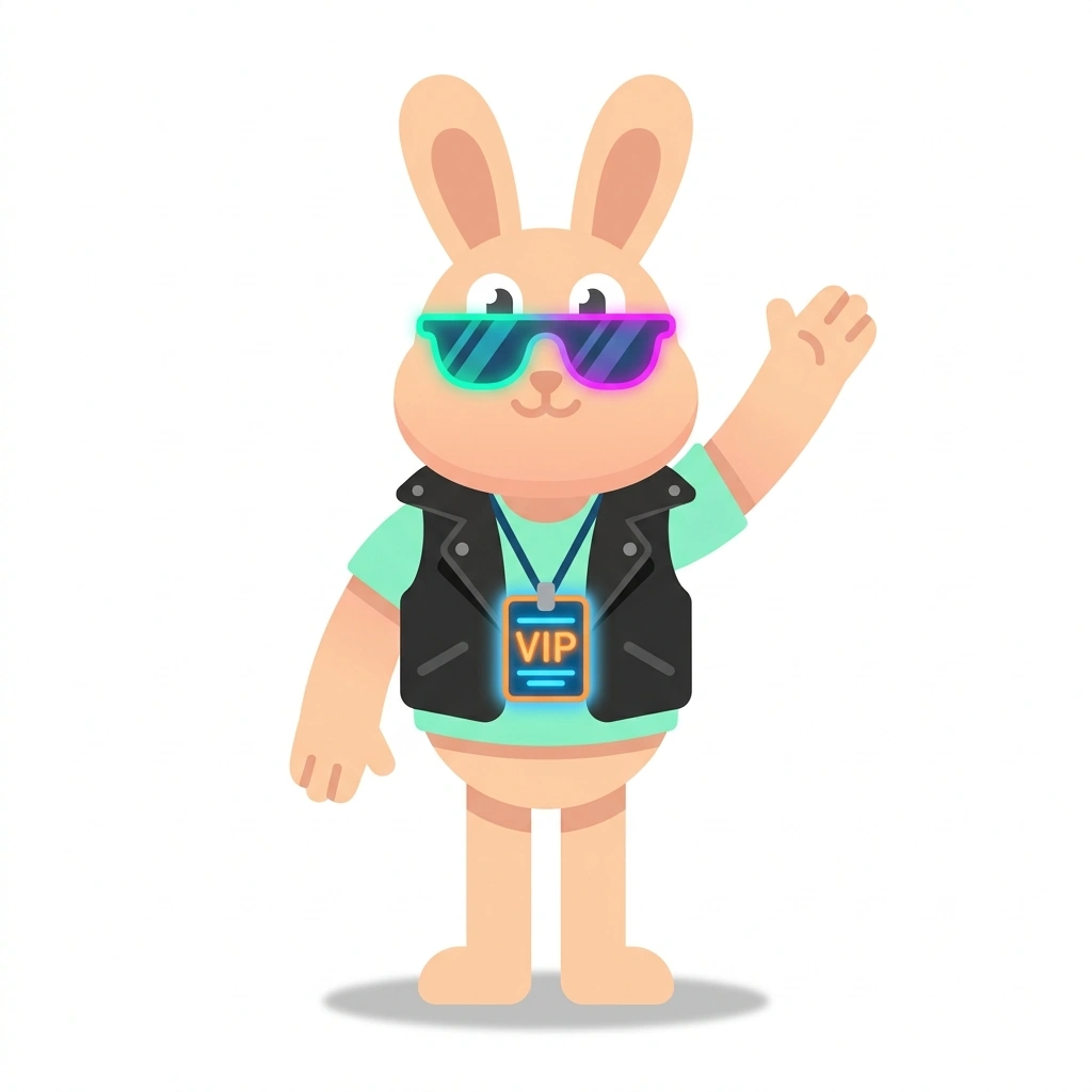 Rave-Rave the Rabbit, the guide who teaches the Ibiza's Underground Economy course