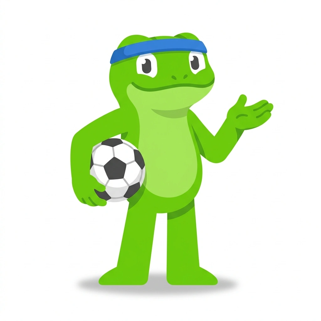 Newton the Newt, the guide who teaches the Physics of Motion and Sports course