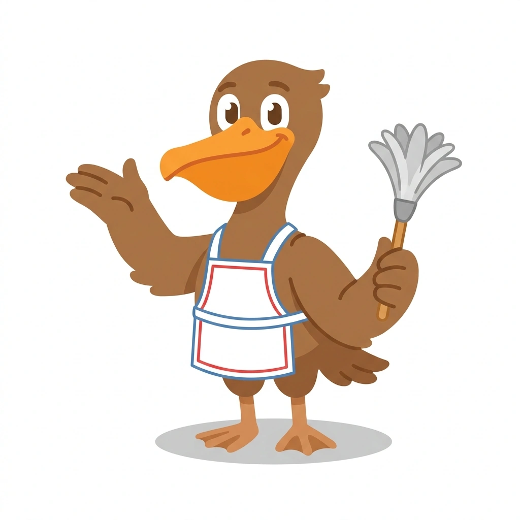 Pippa the Pelican, the guide who teaches the Proofing Sourdough Bread course