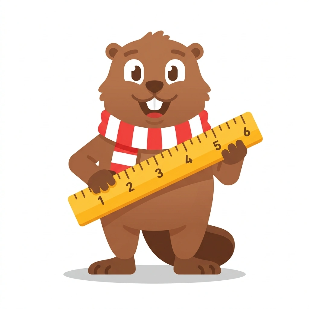 Benny the Beaver, the guide who teaches the Addition by Decomposition course