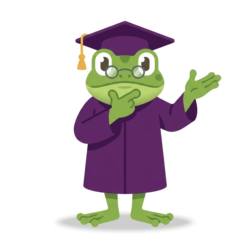Theodore the Thoughtful Toad, the guide who teaches the Philosophy of Religion Beyond the Proofs course