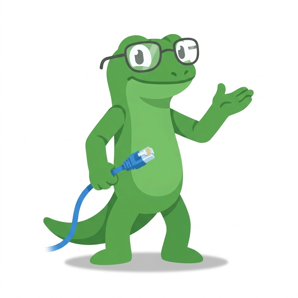 Subnet Sam the Salamander, the guide who teaches the IP Subnetting and Network Design course