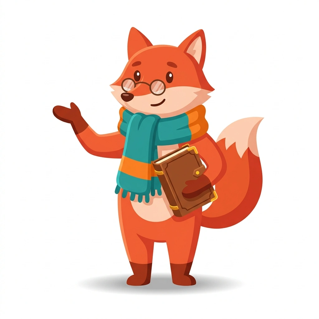 Fyodor the Fox, the guide who teaches the Philosophy Through Russian Fiction course