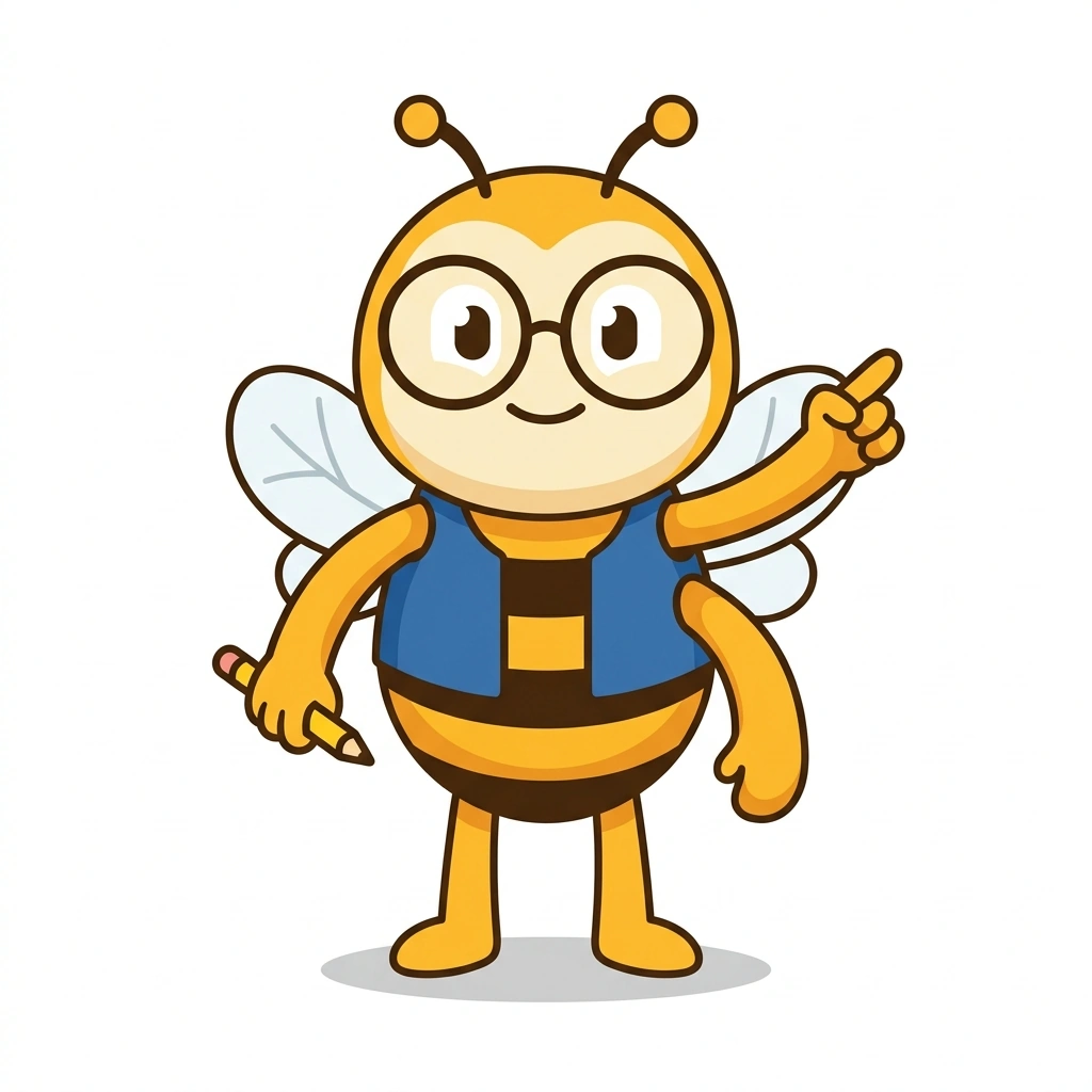 Bella the Bee, the guide who teaches the Saying No with 'To Be' course