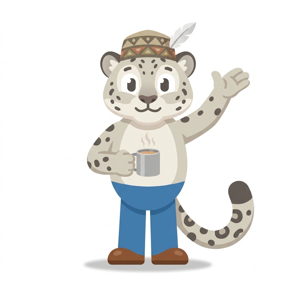 Shapo the Snow Leopard, the guide who teaches the Speaking Everyday Shina course
