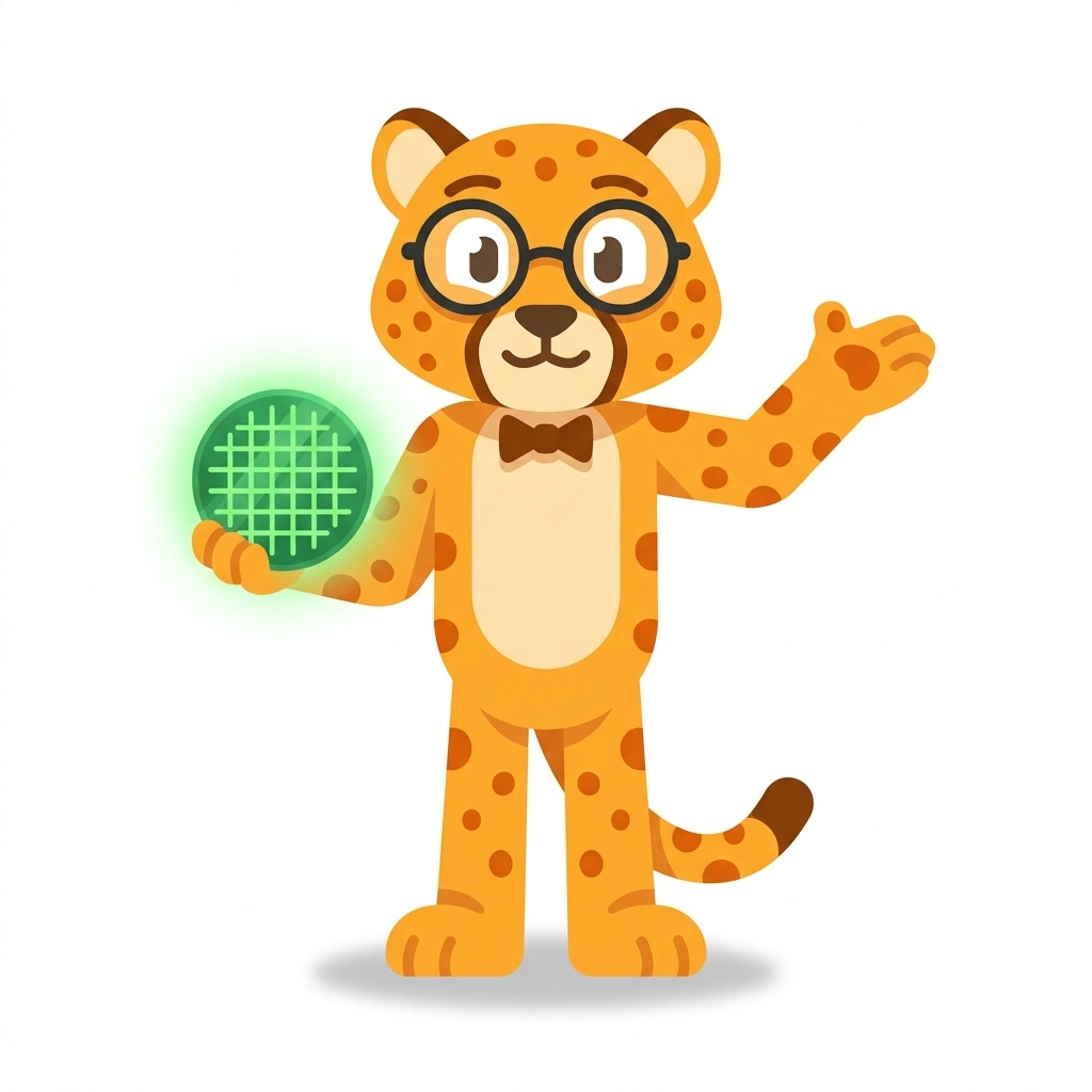 Chip the Cheetah, the guide who teaches the Why Tech and Chip Startups Win course