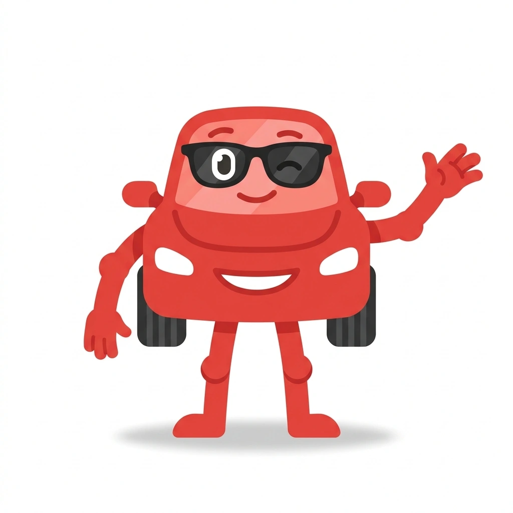 Cruz the Car, the guide who teaches the Understanding Your Car course