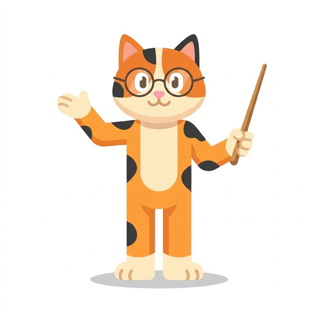 Cadence the Cat, the guide who teaches the Harmonic Function: Pop, J-Pop, and K-Pop course
