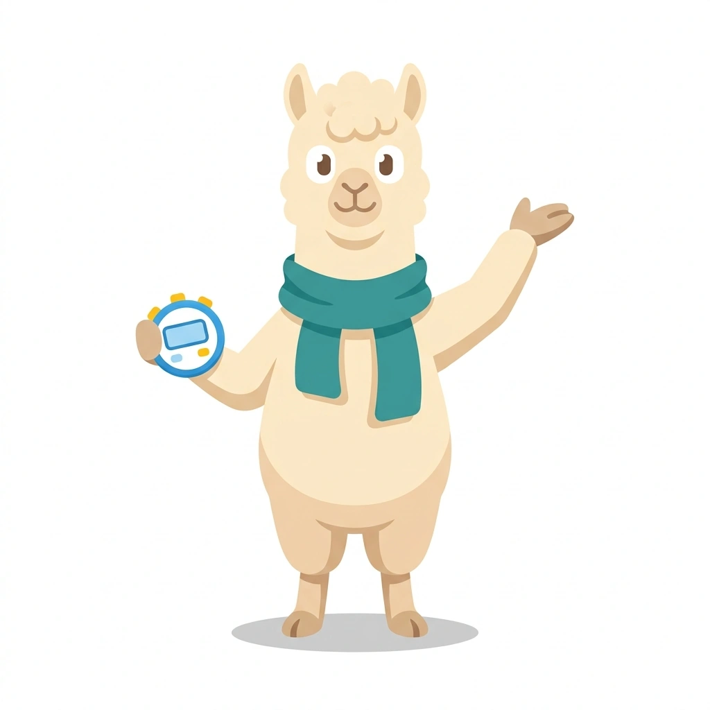 Alvi the Alpaca, the guide who teaches the How Breathing Works course