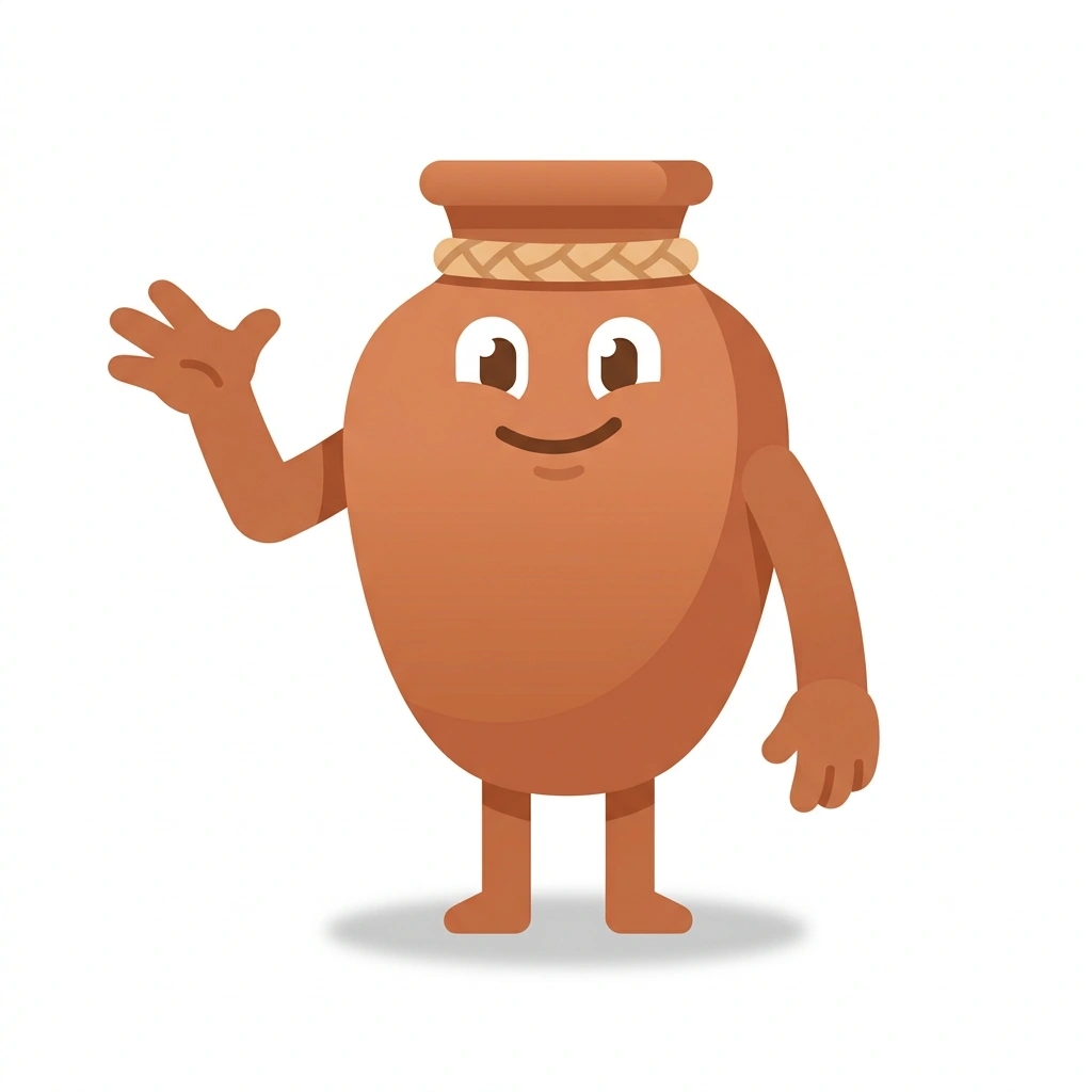 Jojo the Joyful Jar, the guide who teaches the The Life and Ideas of Jesus course