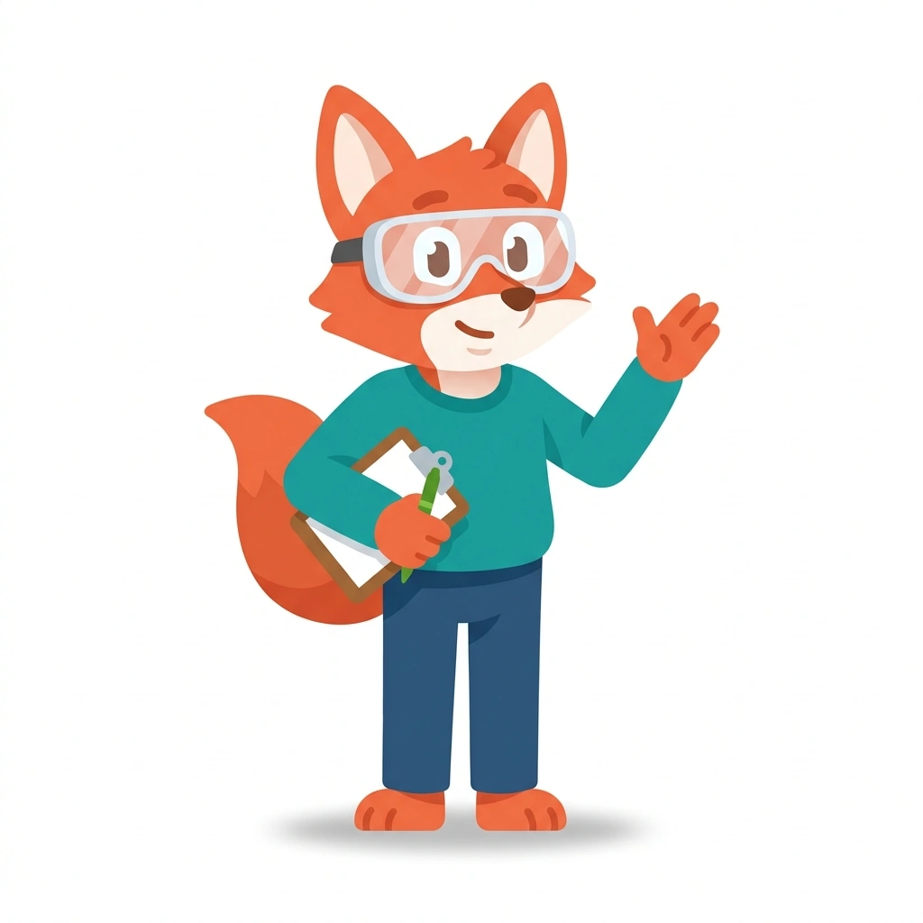 Felix the Fox, the guide who teaches the FMEA: Catching Failures Before They Happen course
