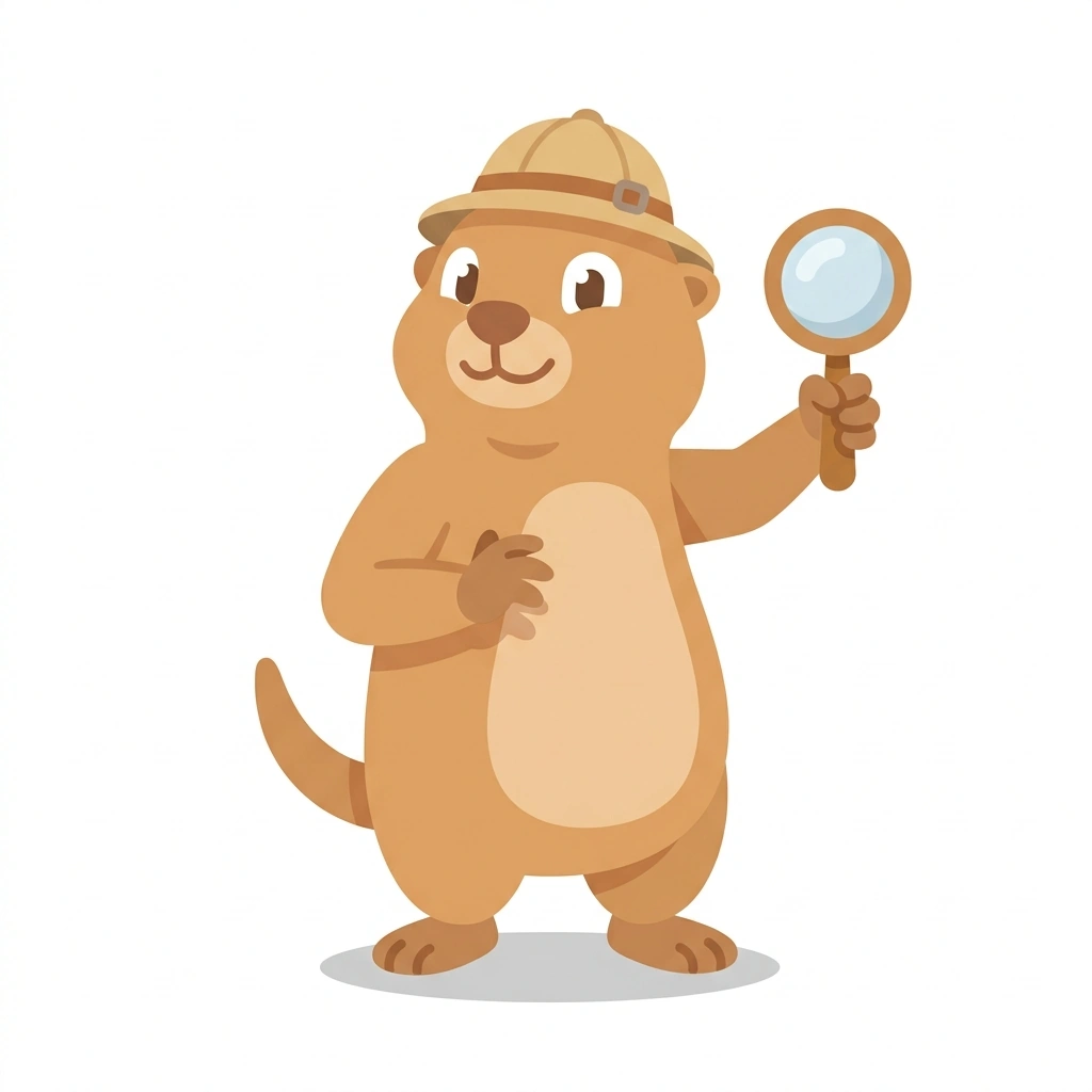 Piper the Prospector, the guide who teaches the Finding Your First Customers course