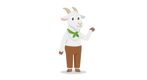 Gigi the Glamour Goat
