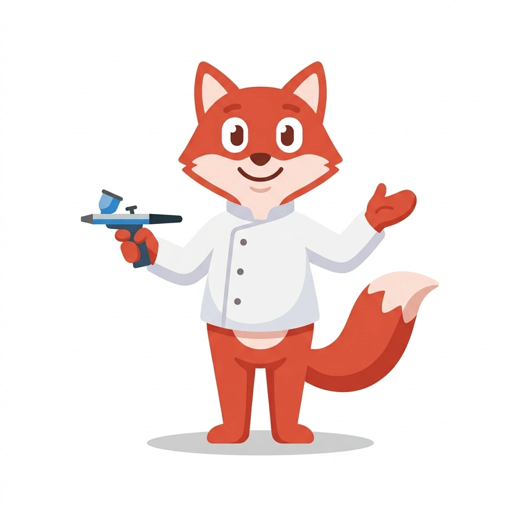 Fleur the Fox, the guide who teaches the Trompe-l'Œil Fruit Pastries course