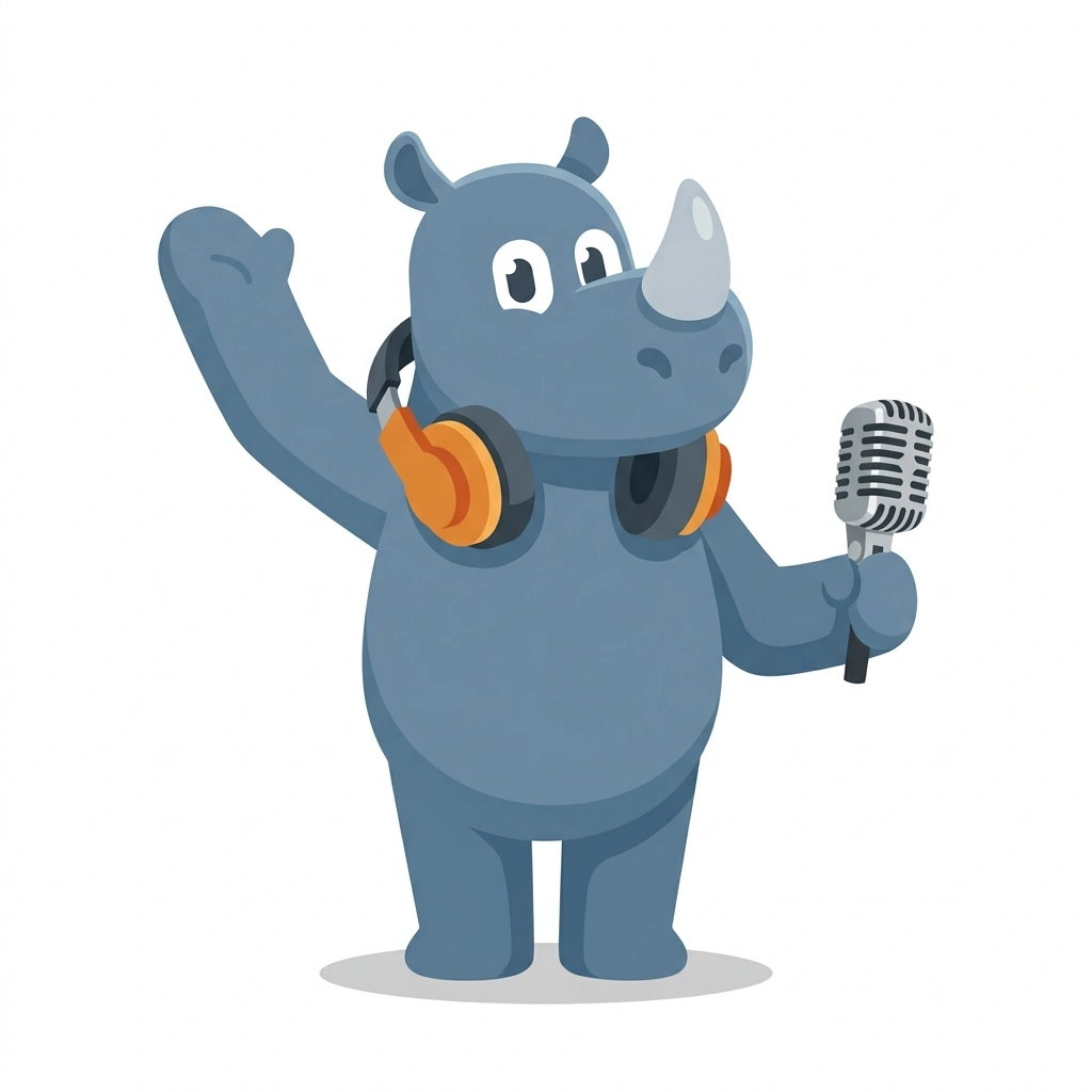 Rhyme-o the Rhino, the guide who teaches the Decoding Hip-Hop course