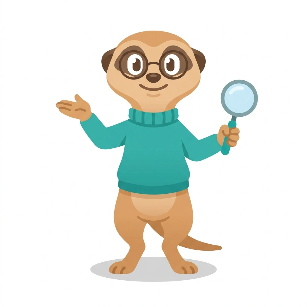 Pippa the Meerkat, the guide who teaches the Why People Do What They Do course