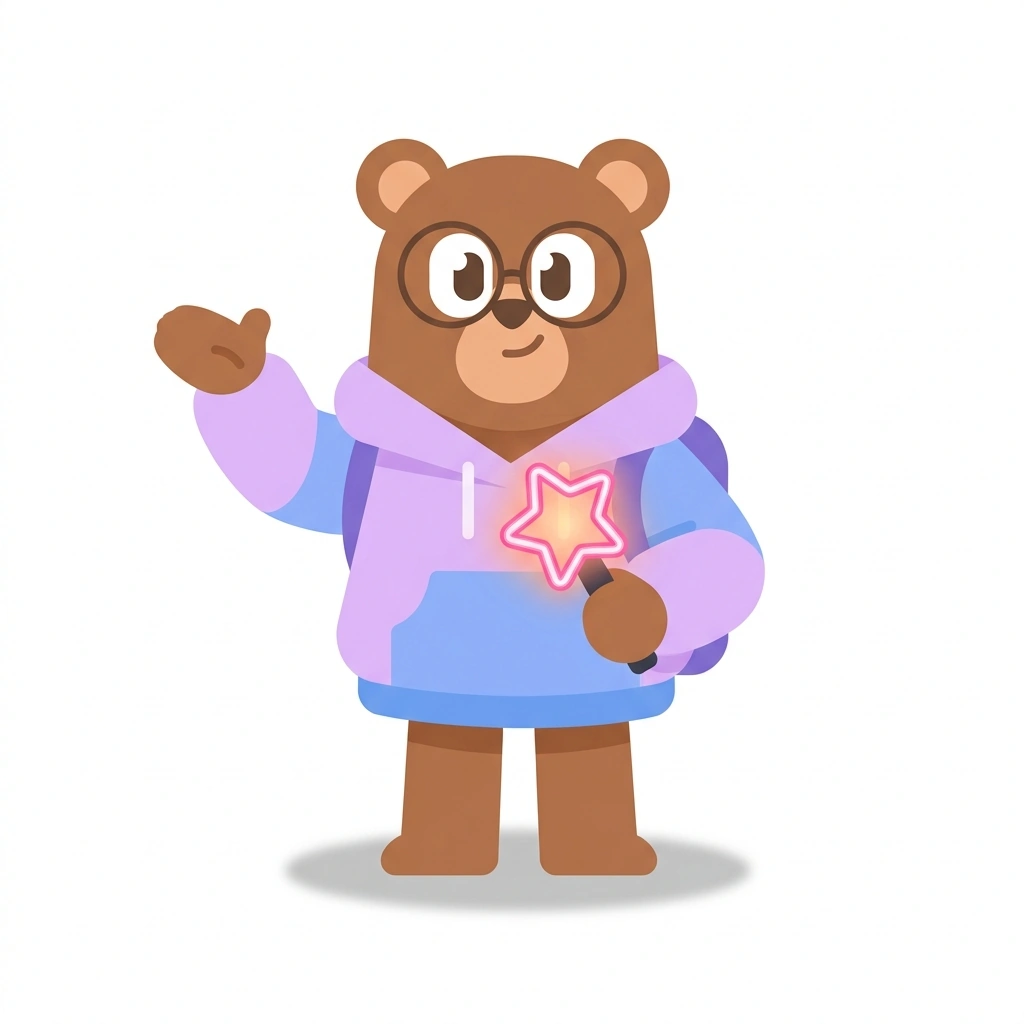 Bomi the Bear, the guide who teaches the Inside the World of K-pop course