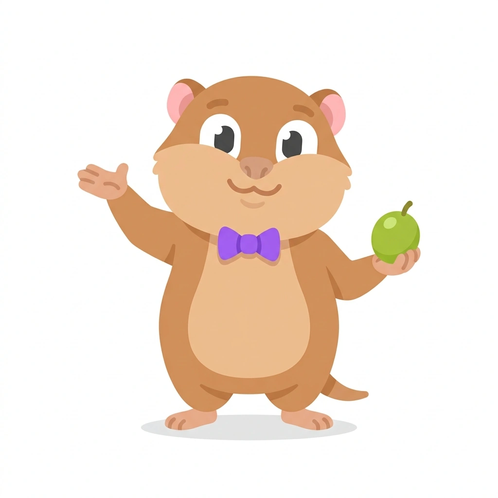 Vinny the Vole, the guide who teaches the Decoding the Wine List course