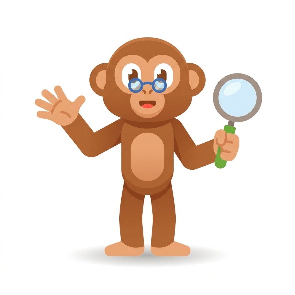 Mindy the Monkey, the guide who teaches the How Your Mind Works course