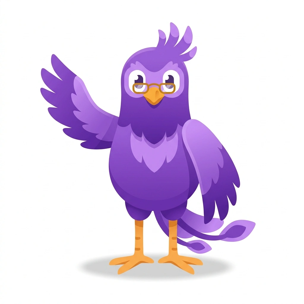 Philo the Phoenix, the guide who teaches the Philosophy for Clearer Thinking course