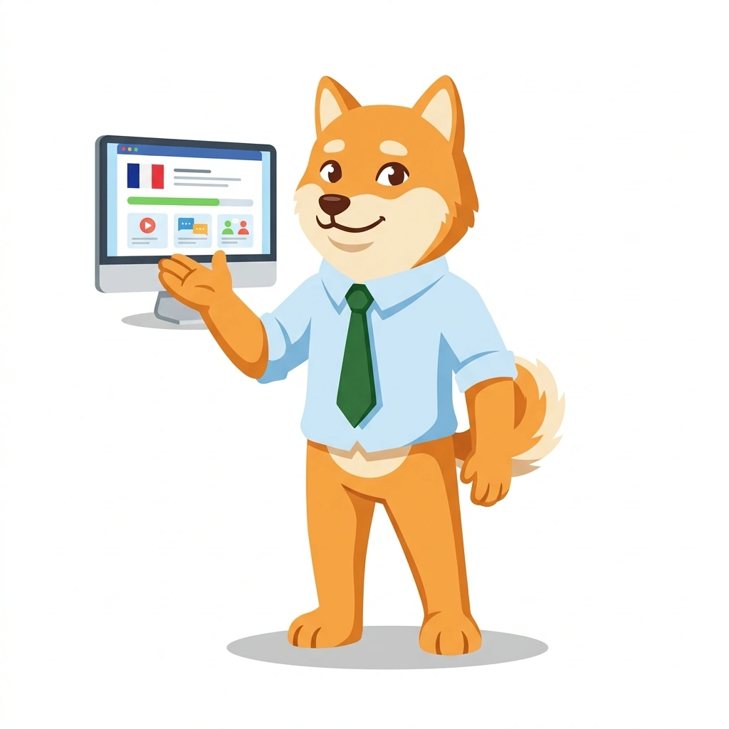 Dax the Day-Trader Dog, the guide who teaches the Day Trading for Income course