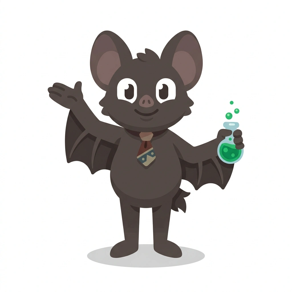 Barnaby the Bat, the guide who teaches the The Life of Severus Snape course