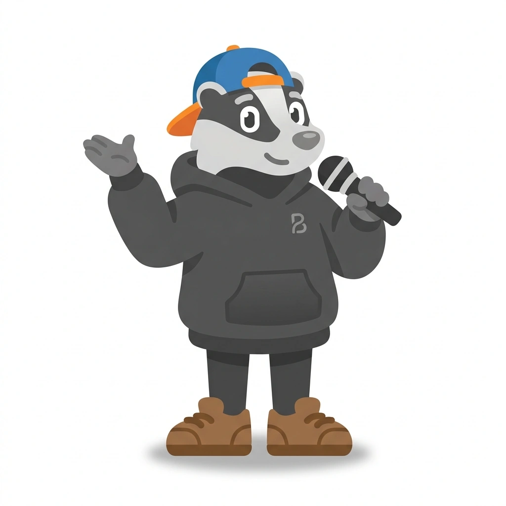 B-Boy the Badger, the guide who teaches the Beatboxing: The Human Drum Machine course