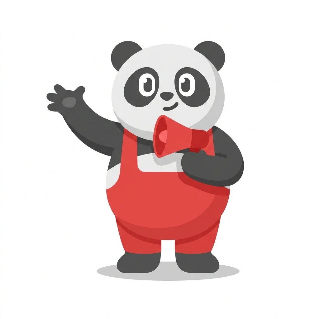Pao-Pao the Panda, the guide who teaches the Speaking Mandarin from Day One course