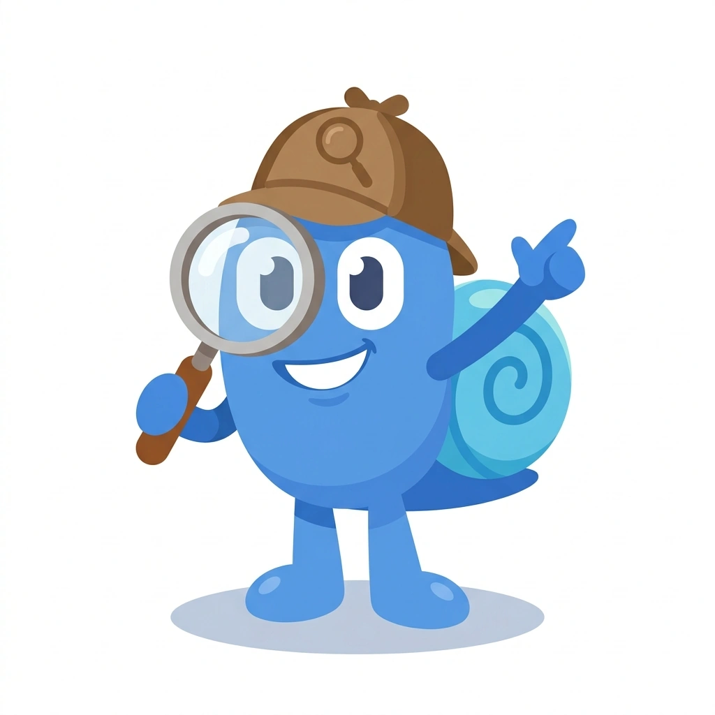 Sleuth the Search-Snail, the guide who teaches the Search Engines with OpenSearch course