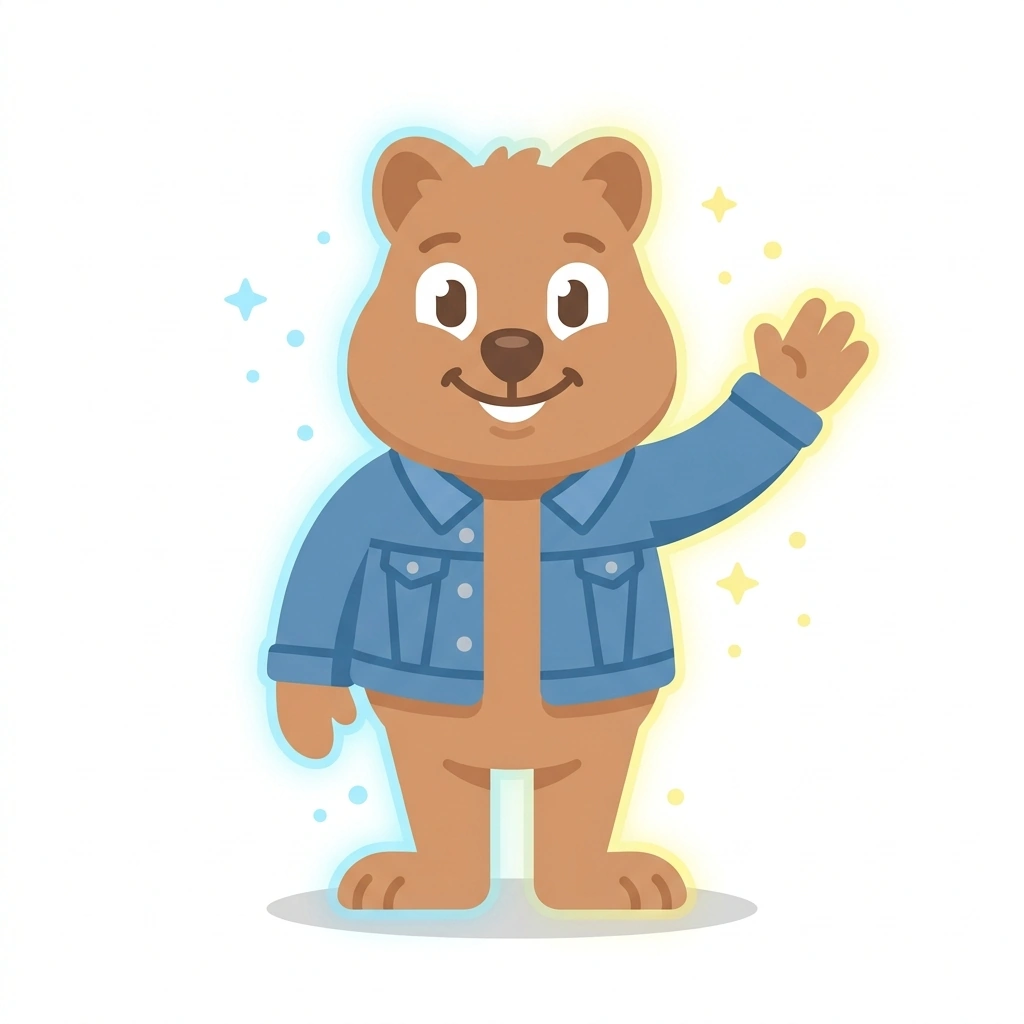 Quinn the Quantum Quokka, the guide who teaches the How Quantum Physics Works course