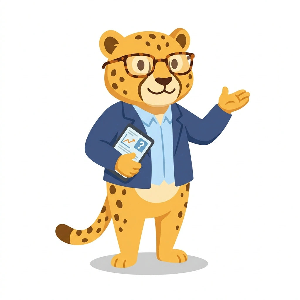 Chip the Cheetah, the guide who teaches the The SaaS CTO course