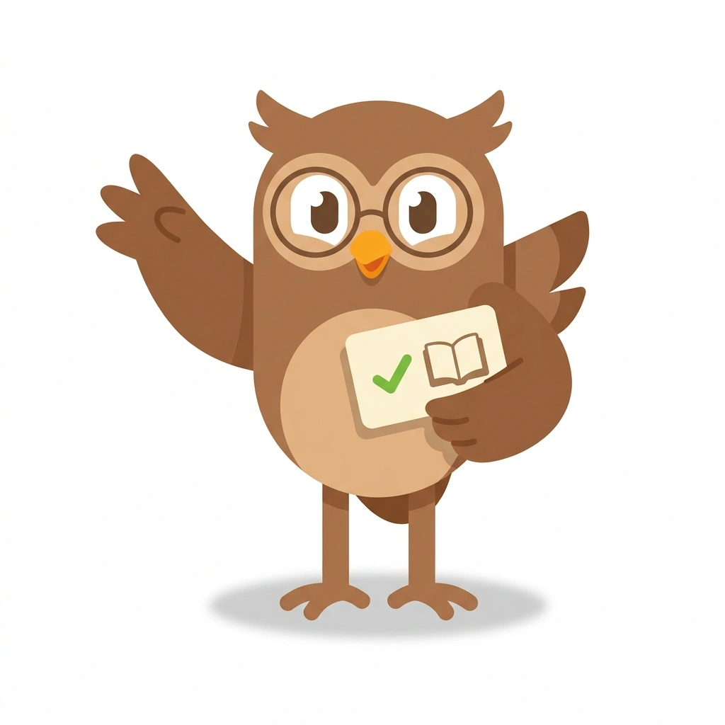 Pip the Pygmy Owl, the guide who teaches the How Your Brain Learns course