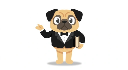 Percy the Piano Pug