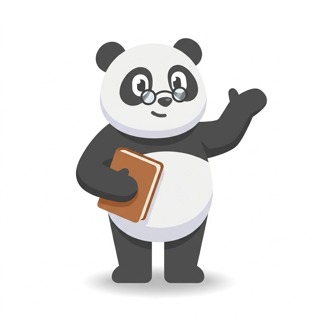 Psy-Psy the Panda, the guide who teaches the The Mechanics of the Mind course
