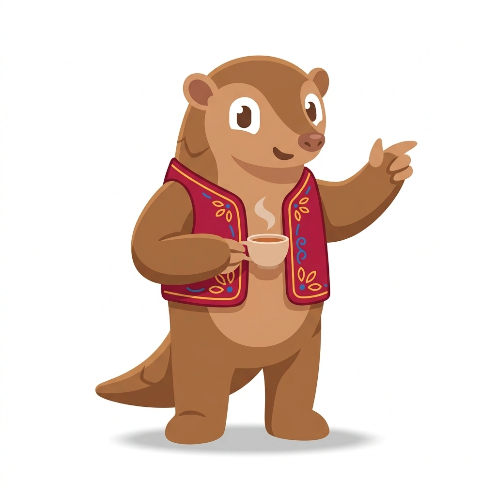 Peng-Peng the Pangolin, the guide who teaches the How Modern China Works course