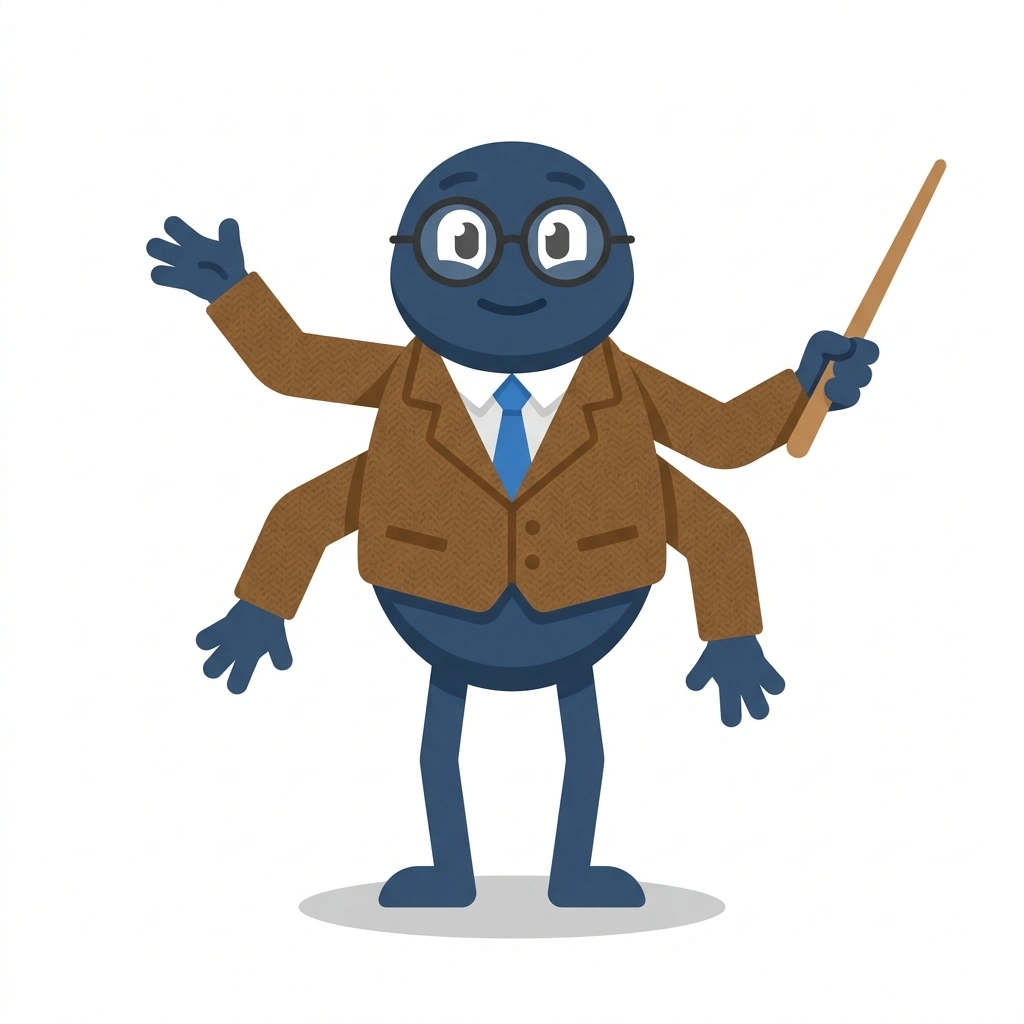 Sammy the Spider, the guide who teaches the Technical SEO Architecture course