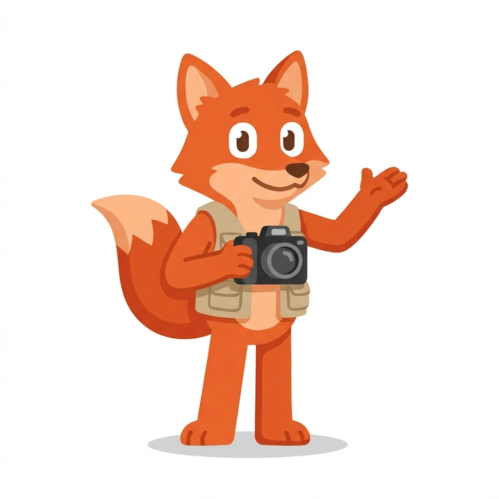 Focus Fox, the guide who teaches the Fixing Real-World Photography Mistakes course