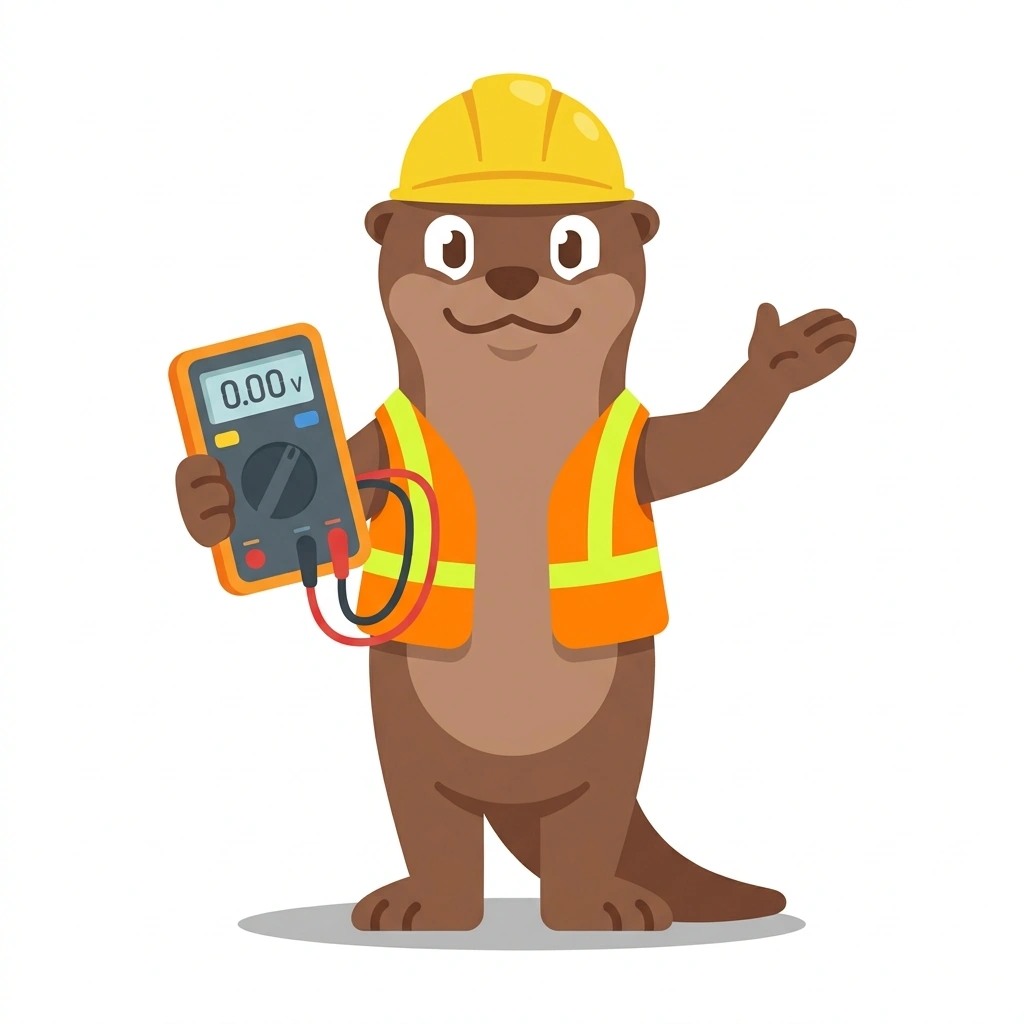 Otto the Otter, the guide who teaches the How PLCs Control Machines course