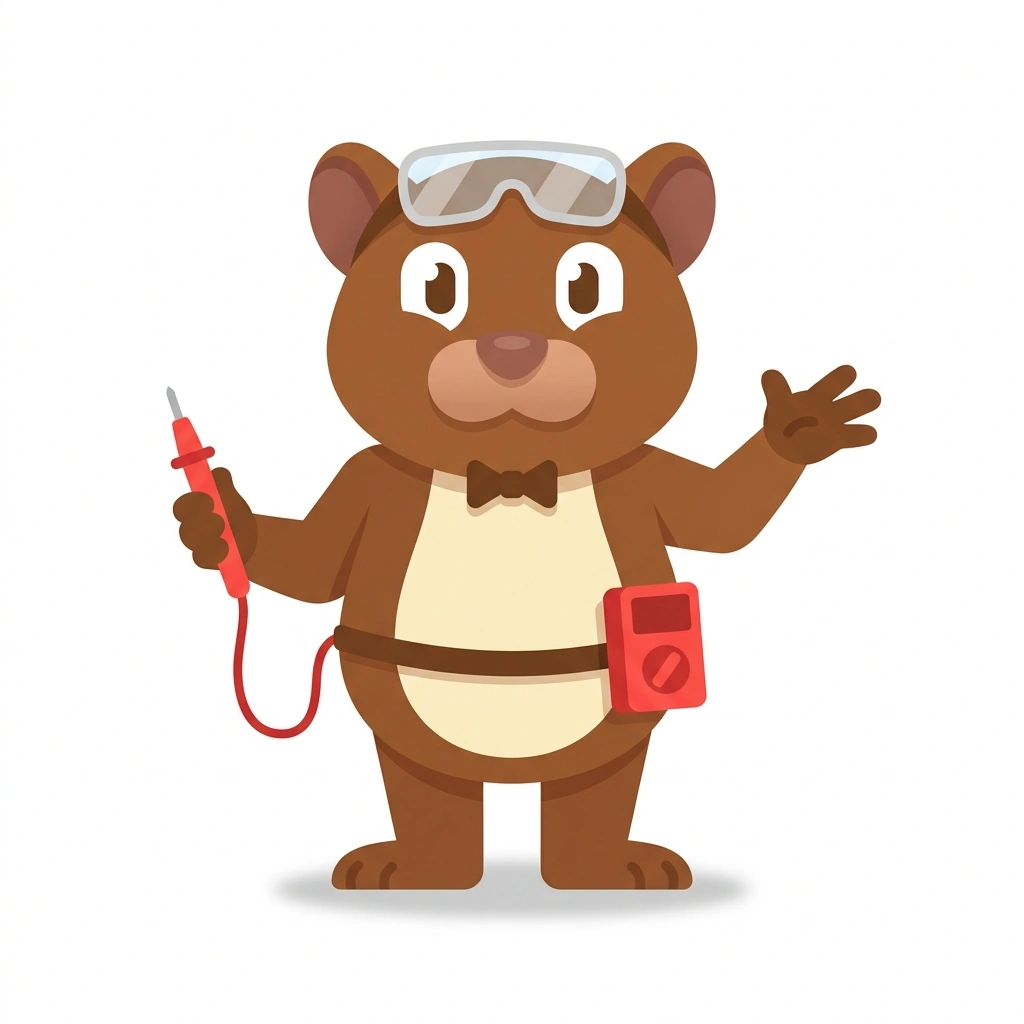 Volt the Vole, the guide who teaches the Building Working Circuits course