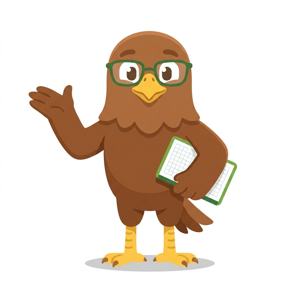 Eddie the Eagle, the guide who teaches the Resilient Excel Spreadsheets course