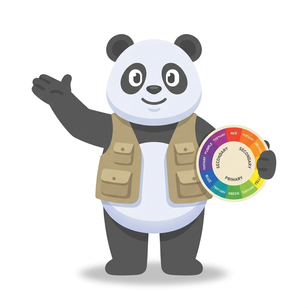 Palette the Panda, the guide who teaches the Color Grading for Photographers course