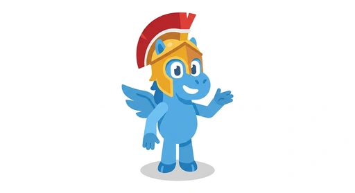 Barnaby the Blue-Coke Pegasus