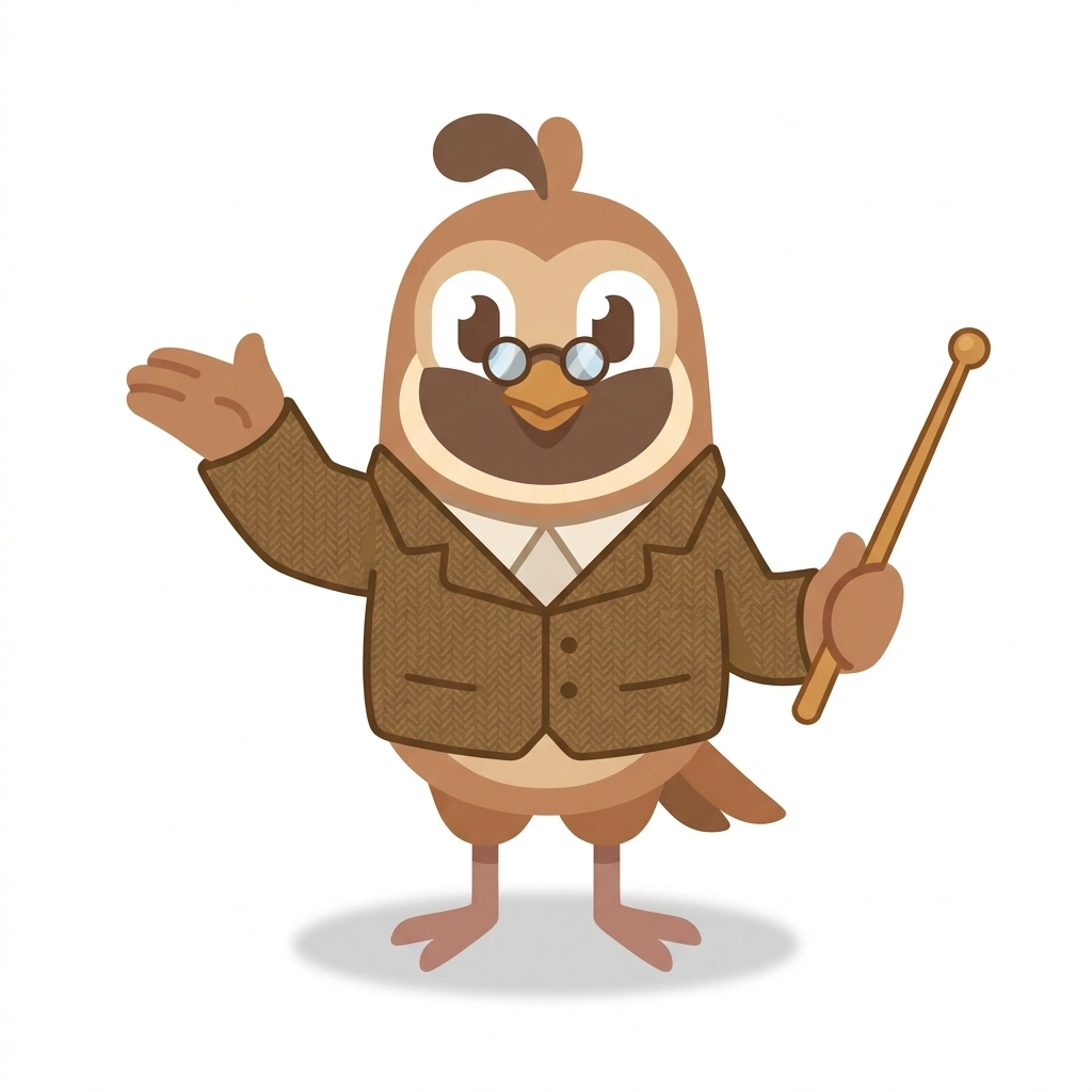 Quincy the Quantum Quail, the guide who teaches the Making Sense of Quantum Physics course