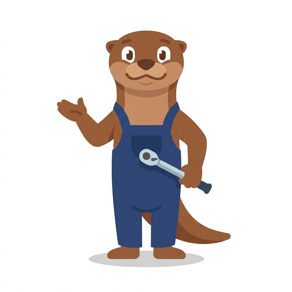 Otto the Otter, the guide who teaches the Internal Combustion Engine Dynamics course