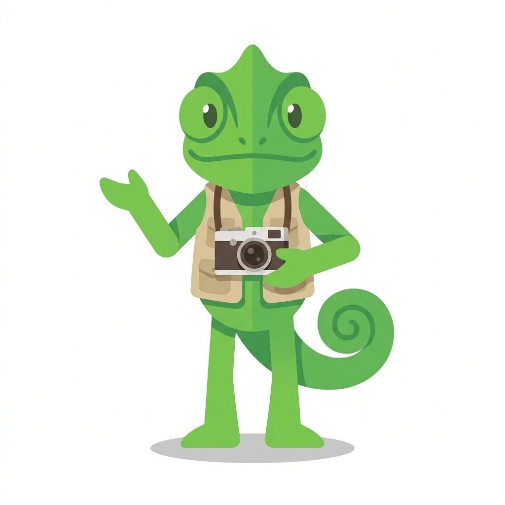 Cam the Chameleon, the guide who teaches the The Intentional Photographer course