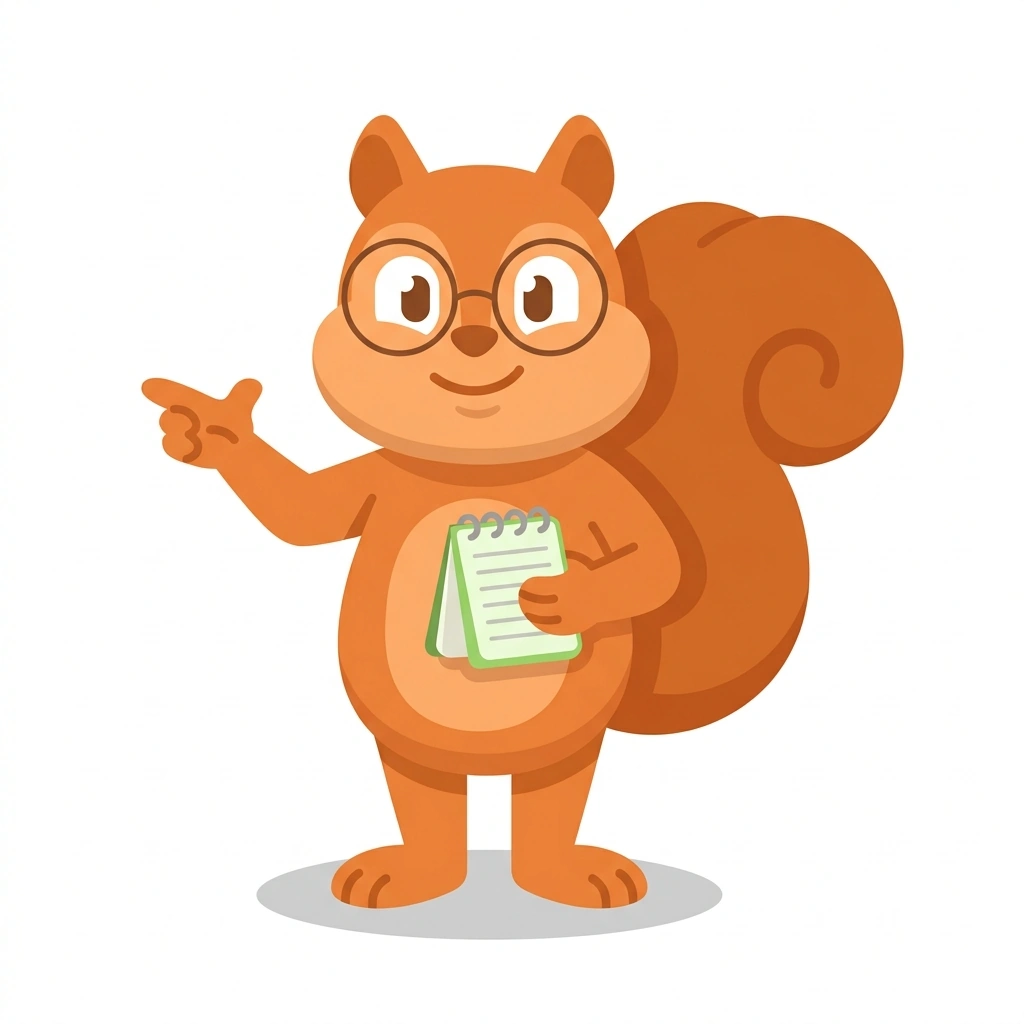 Siggy the Squirrel, the guide who teaches the Psychology: Why We Do What We Do course