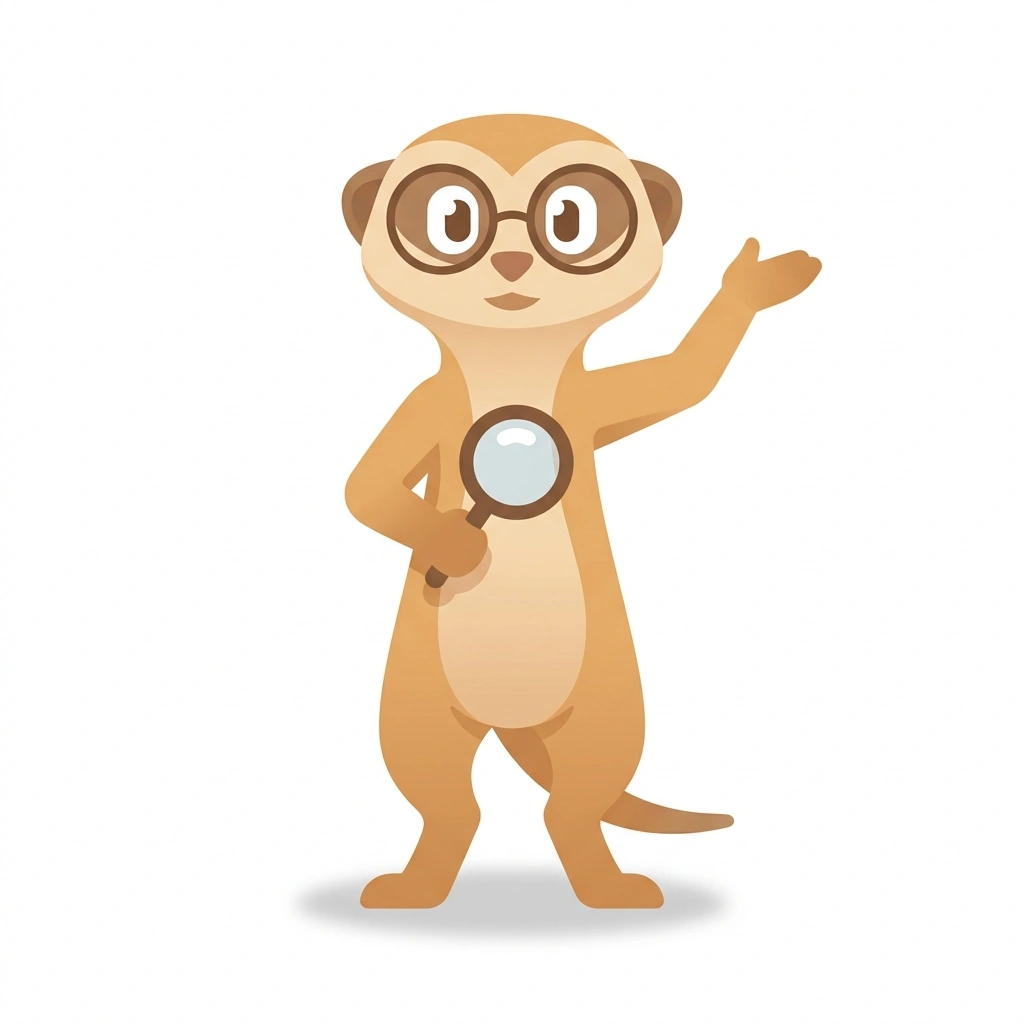 Milo the Mindful Meerkat, the guide who teaches the Everyday Human Psychology course